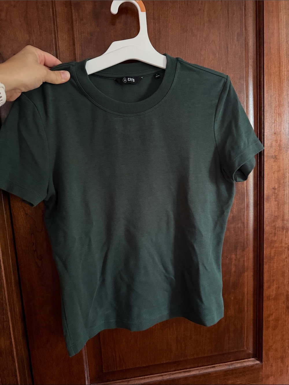 LIKE NEW- (worn once) Cuts Almost Friday Cropped Tee-